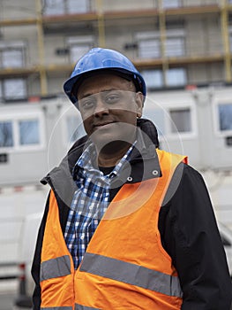 Portrait of an Indian civil engineer