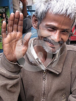 Portrait of Indian man