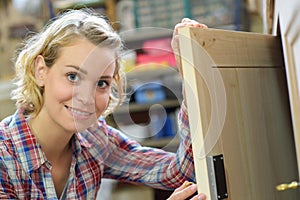 Portrait industrial furniture assembler