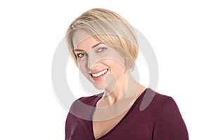Portrét z atraktívne staršie žena 