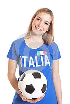 Retrato italiano una mujer esfera 