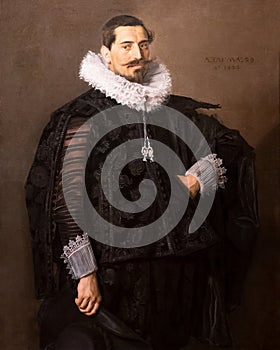 Portrait of Jacop Olycan, 1625 painting by Frans Hals photo