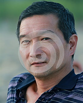 Portrait of a japanese man