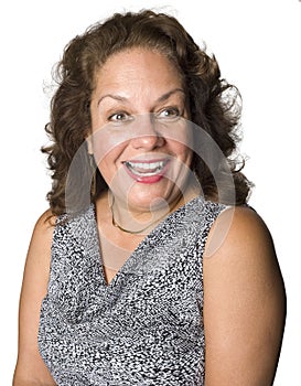 Portrait of an Latino woman smiling