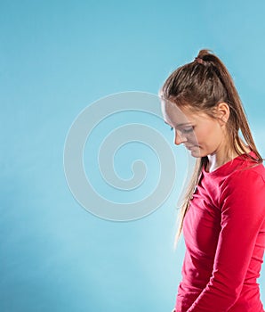 Portrait of lifeguard lifesaver woman.