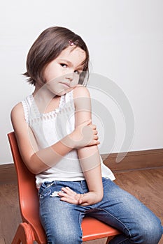 Portrait of little Asian girl