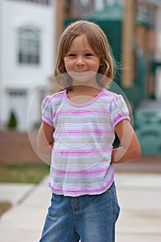 Portrait of little girl