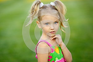 Portrait of little girl