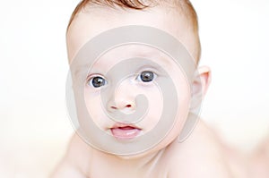 Portrait of lovely baby age of 5 months