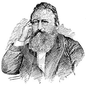 Portrait of Ludwig Anzengruber