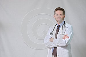 Portrait of Male Doctor with crossed arms