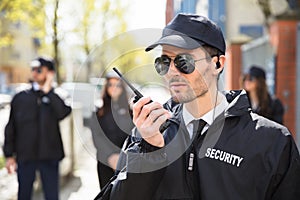 Portrait Of A Male Security Guard