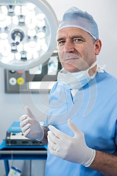 Portrait of male surgeon