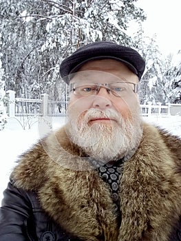 Portrait of a man with a beard