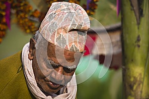 Portrait of a man, Nepal