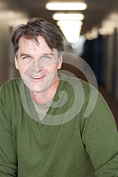 Portrait of a mature happy man