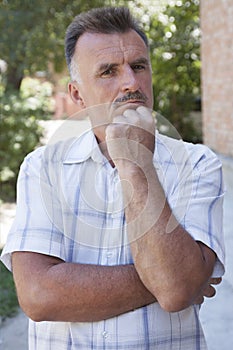 Portrait of a mature man