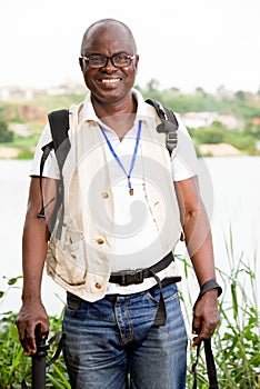 Portrait of a mature man, smiling