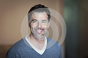 Portrait of a mature man smiling