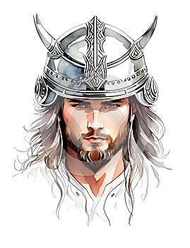 portrait of medeival warrior