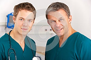 Portrait medical staff on hospital ward