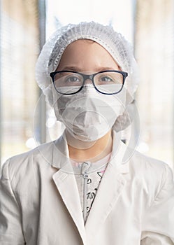 Portrait of a member of medical staff being tired of pandemic