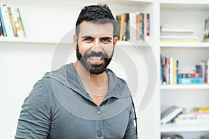 Portrait of mexican mature man with beard