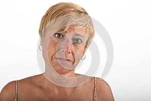 Portrait of a middle aged woman