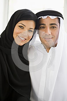 Portrait of a Middle Eastern couple