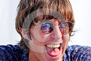 Portrait of Miles Kane at FIB on July 13, 2012 in Benicassim, Spain