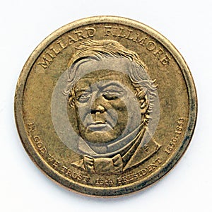 Portrait of Millard Fillmore, 13th president of USA photo
