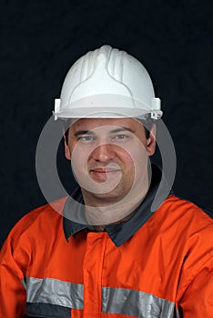 Portrait of a mine worker
