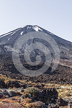 Portrait of Mountain. Tongariro National Park. North Island. New Zealand