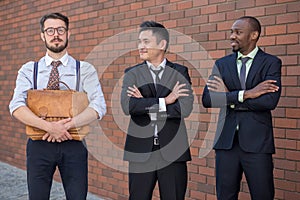 Portrait of multi ethnic business team