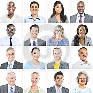 Portrait of Multiethnic Diverse Business People