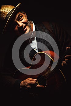 Portrait of a Musician From Vojvodina, Serbia