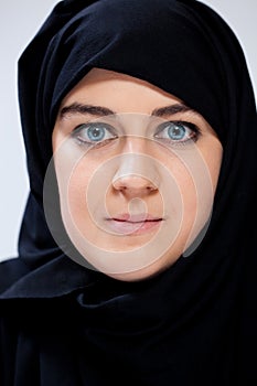 Portrait of muslim woman