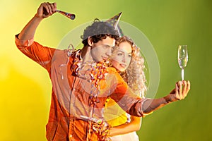 Portrait of a nice couple