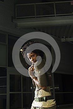 Portrait at night 01