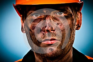 Portrait oil industry worker