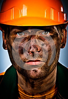 Portrait oil industry worker