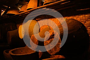 A portrait of an old hut