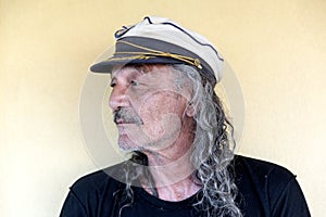 Portrait of the old sailor