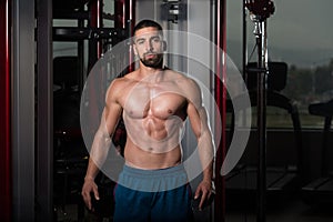 Portrait Of A Physically Fit Muscular Young Man