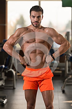 Portrait Of A Physically Fit Muscular Young Man