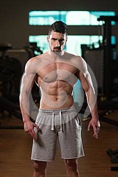 Portrait Of A Physically Fit Muscular Young Man