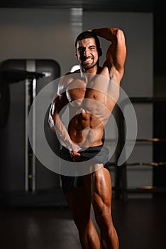 Portrait Of A Physically Fit Muscular Young Man