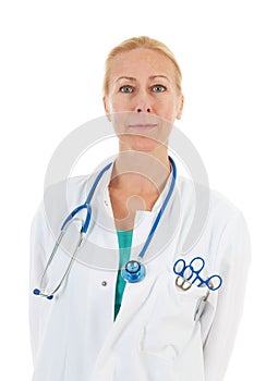 Portrait Physician with stethoscope