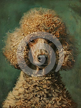 Portrait of a Poodle