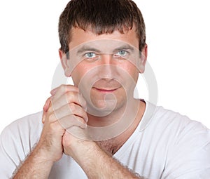 Portrait of a positive man